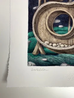 Letter A - 2021 David Welker Poster, Art Print Art Prints