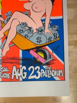 Gig Posters Sex Pistols - 1996 Chris Coop Poster Los Angeles, CA The Palladium