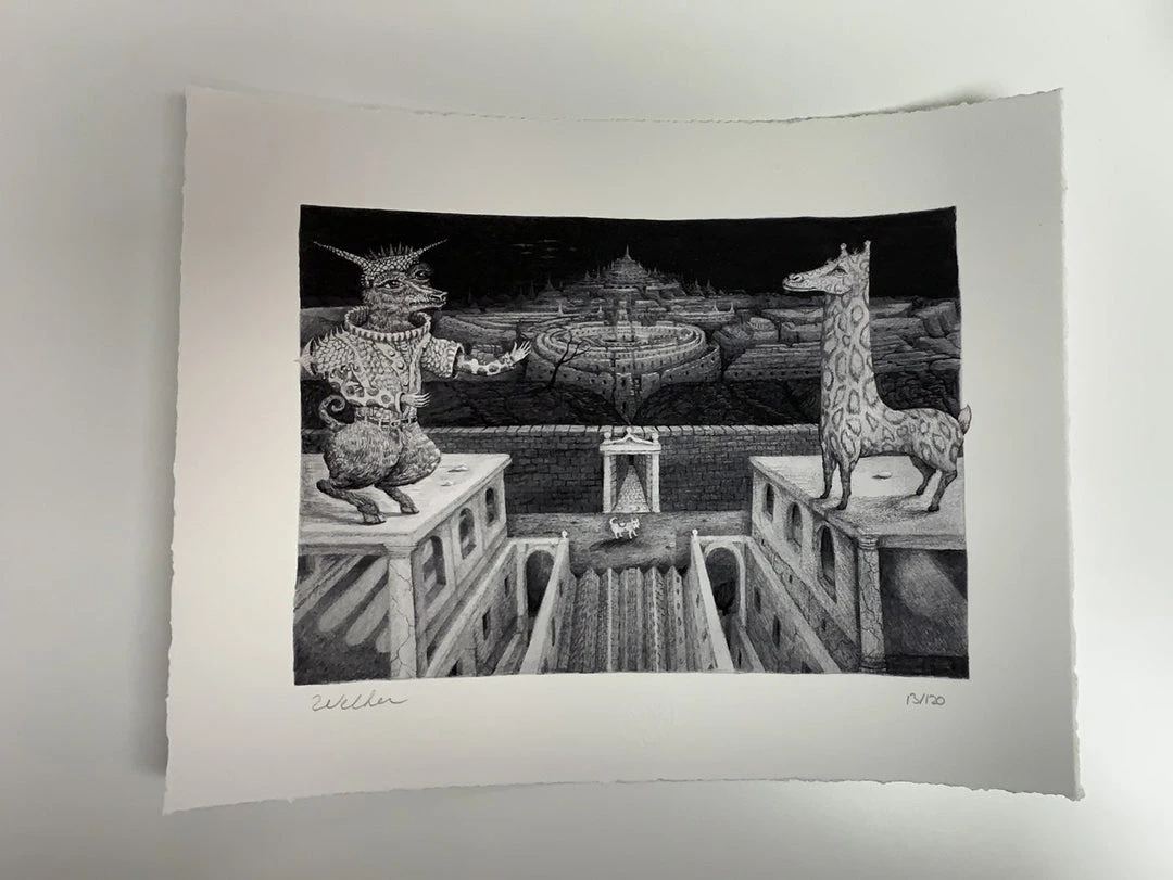 Art Prints Freda And The Hidden City - 2021 David Welker Poster, Art Print