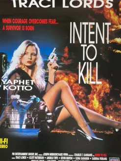 Sold Out Posters Intent To Kill - 1992 Video Promo Movie Poster Original Vintage Movie/TV Posters