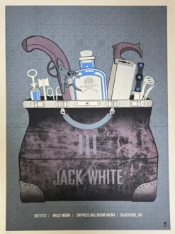 Jack White - 2012 Methane Poster Blackpool, GBR Empress Gig Posters