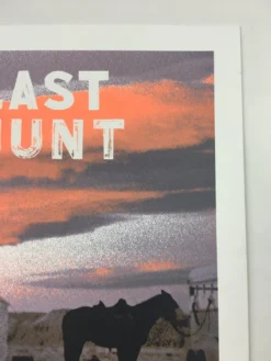 The Last Buffalo Hunt - 2011 Dan MacAdam Crosshair Poster Art Print