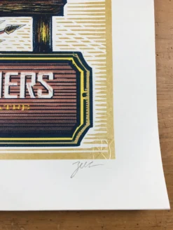 The Avett Brothers - 2014 Zeb Love Poster Salt Lake City, UT, Red Butte Garden