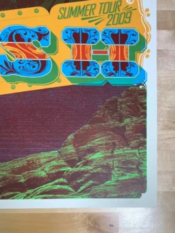 Phish - 2009 Wes Winship 7/31 Poster Morrison, CO Red Rocks Colorado