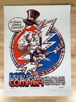 Gig Posters Dead & Company - 2019 AJ Masthay Poster Uniondale, NY Nassau