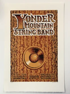 Yonder Mountain String Band - 2009 Timothy Ripley Poster Washington, DC Gig Posters