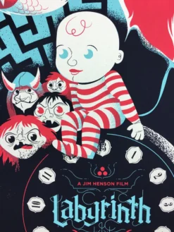 Labyrinth - 2017 Delicious Design League Poster Chicago, IL The Logan Theatre