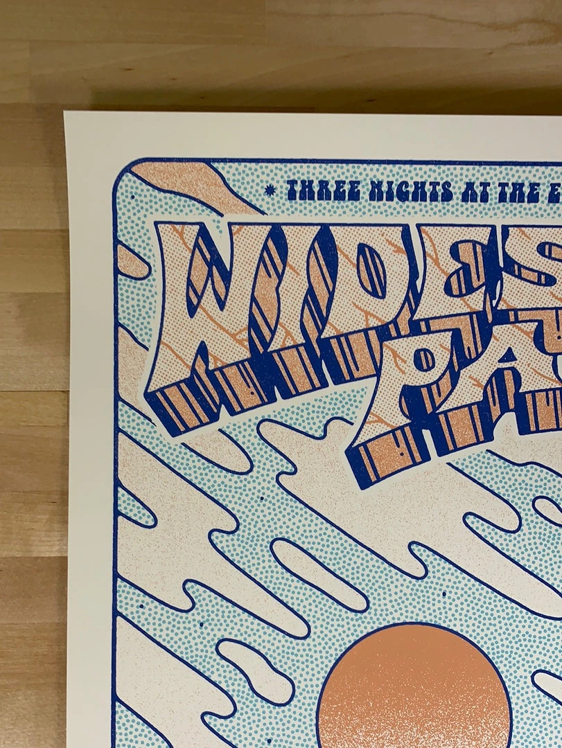 Gig Posters Widespread Panic - 2021 The Half And Half Poster Asheville, NC S/N