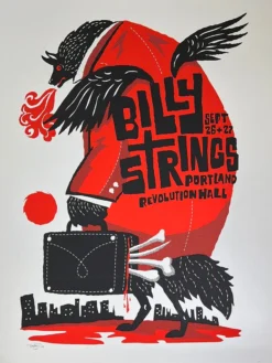Gig Posters Billy Strings - 2019 Furturtle Show Prints Poster Portland, OR