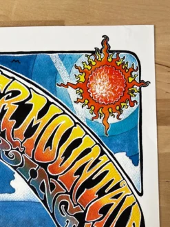 Colorado Yonder Mountain String Band - 2007 Robert Marx Poster The Fillmore Denver, CO 12/31