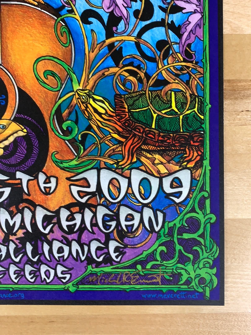 Gig Posters Rothbury - 2009 Michael Everett Poster Conscious Alliance