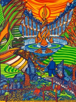 Gig Posters Pearl Jam - 2020 Brad Klausen Poster Nashville, TN 1st Ed Bridgestone Arena