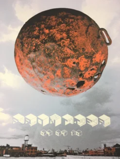 Frontier - 2010 Dan MacAdam Crosshair Poster Chicago, IL Empty Bottle