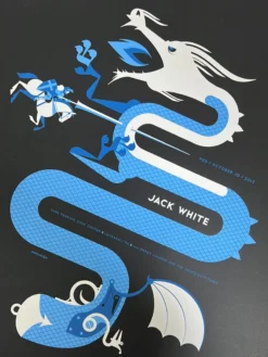 Gig Posters Jack White - 2012 Tom Whalen Poster Jackson, TN
