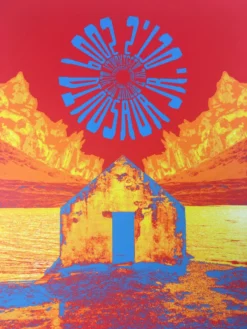 Dinosaur Jr - 2009 Dan MacAdam Crosshair Poster Cambridge, MA Middle East