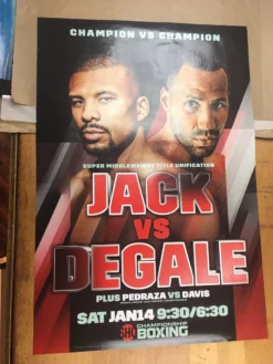Sold Out Posters Boxing - 2017 Jack Vs Degale Poster