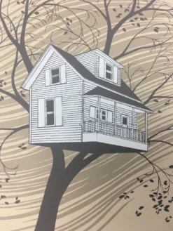 Tree House (Chicago Series) - 2013 Justin Santora Poster Art Print