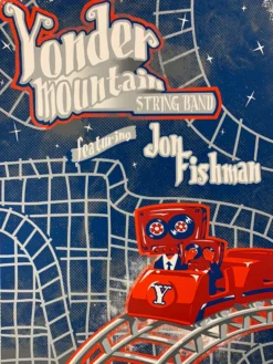 Yonder Mountain String Band - 2008 Darin Shock Poster Philadelphia, PA, NYC