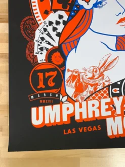Gig Posters Umphrey's McGee - 2017 Scrojo Poster Las Vegas, NV Brooklyn Bowl