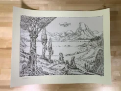 Art Prints The Mountain Lake - 2021 David Welker Poster, Art Print Variant