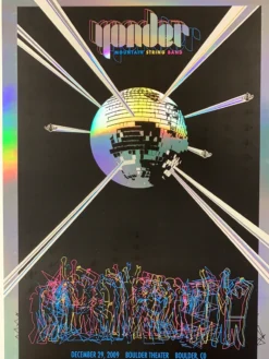 Yonder Mountain String Band - 2009 Art-i-fact Poster, CO Fillmore