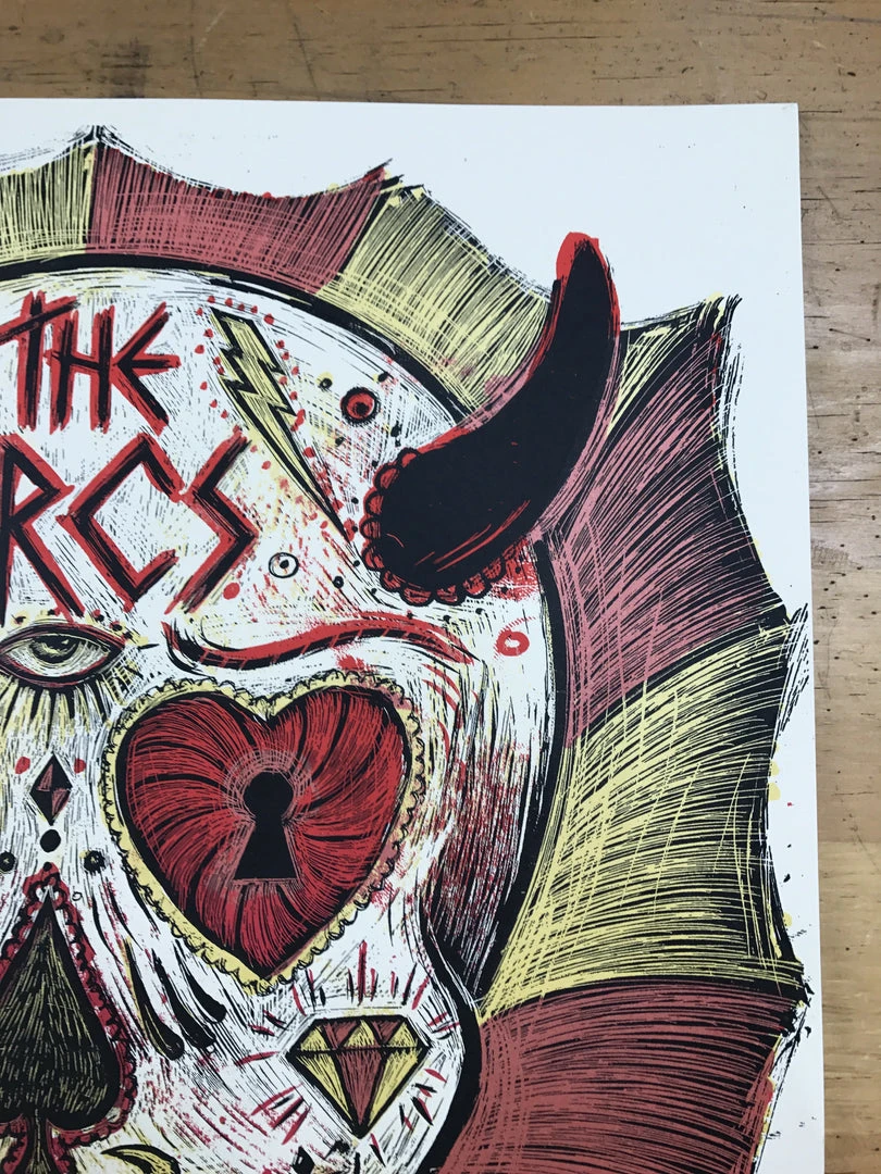 The Arcs - 2015 Dan Grzeca Poster Chicago, IL Vic Theatre