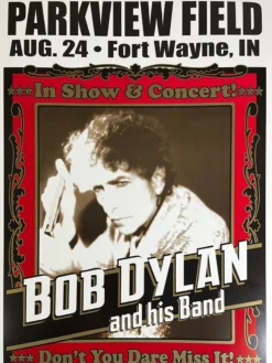 Gig Posters Bob Dylan - 2004 Geoff Gans Poster Fort Wayne, IN