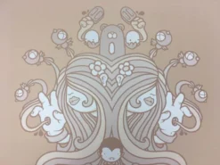 Art Prints Untitled (Tan Psych) - 2008 Mike Budai Poster Art Print