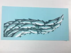 Art Prints Salmon Run - 2015 Justin Santora Poster Art Print