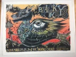 The Black Keys - 2006 Dan Grzeca Poster Chicago, IL Vic Theater