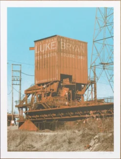 Gig Posters Luke Bryan - 2013 Crosshair Design Poster Toledo, OH Huntington