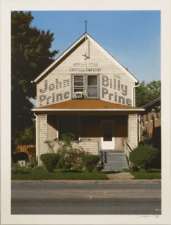 John Prine - 2016 Crosshair Dan McAdam Poster Chicago Theatre