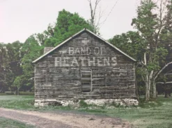 The Band Of Heathens - 2009 Dan MacAdam Crosshair Poster Austin, TX KLRU Studios