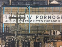 The New Pornographers - 2010 Dan MacAdam Crosshair Poster Chicago, IL Metro