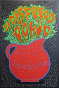 Widespread Panic - 2014 Chuck Sperry Poster Ames, IA Metallic Black Ed